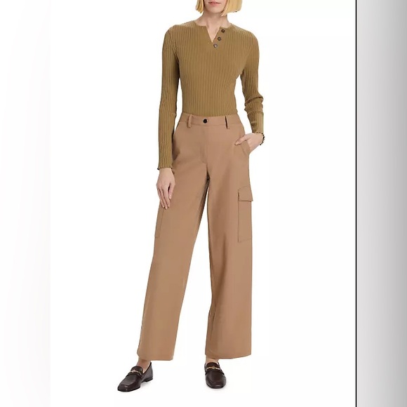 NWT Theory Relaxed Straight-leg Cargo Pants